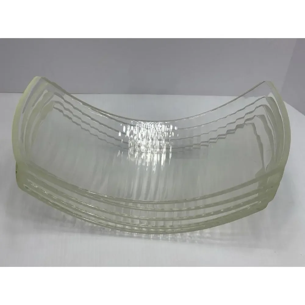 Lot 5 Large Curved‎ Fluted Glass Magnifying Lamp Lens Streetlight? Floodlight?